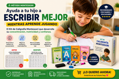 ✍️ Mejora la escritura de tu hijo en pocas semanas de forma divertida