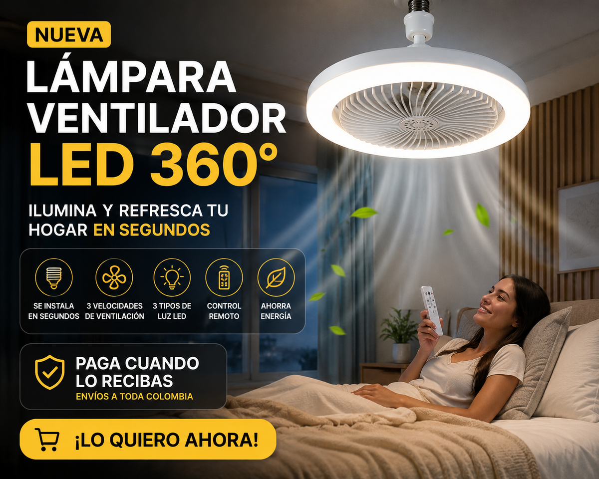 Ventilador LED AirLight 360°