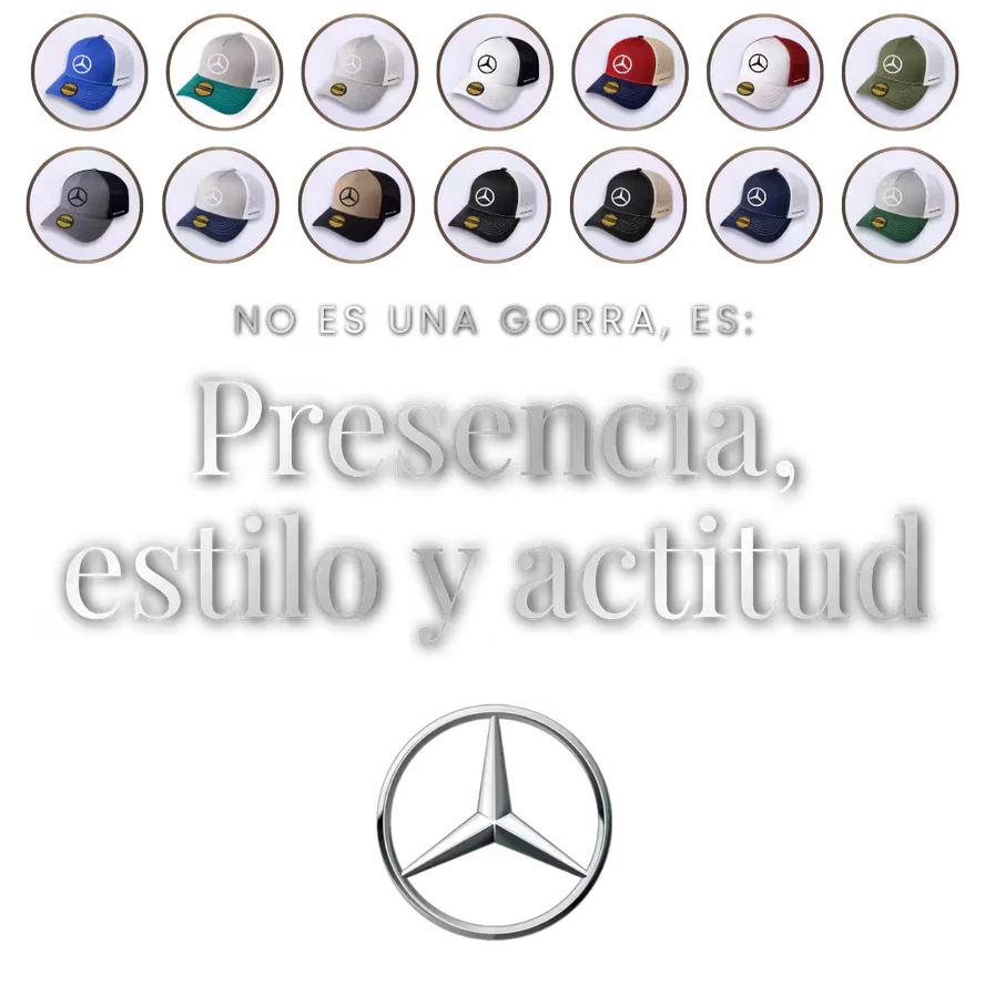 Gorra Mercedes Benz Cachuca Marca
